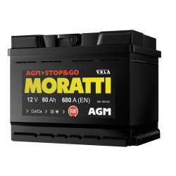 АКБ Moratti AGM 60 Ah Обратная полярность